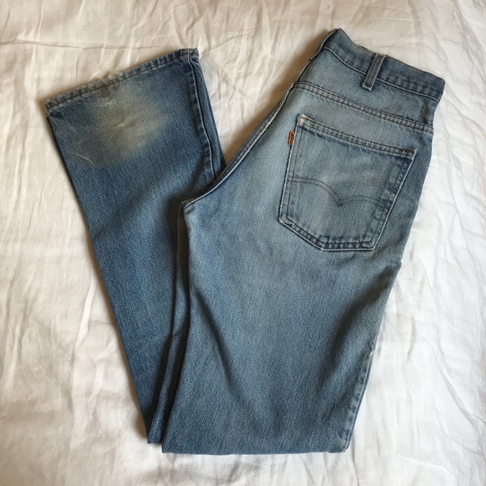 Vintage Orange Tab Levi’s Flares